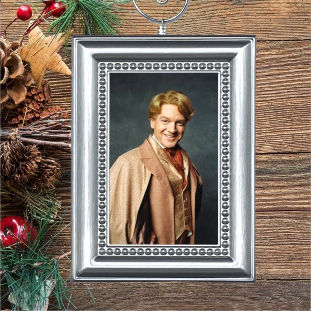 Harry Potter‎ Gilderoy Lockhart Hogwarts Portrait Christmas Tree Ornament